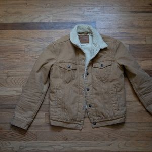 Levis Canvas Jacket with Sterling collar and Liner